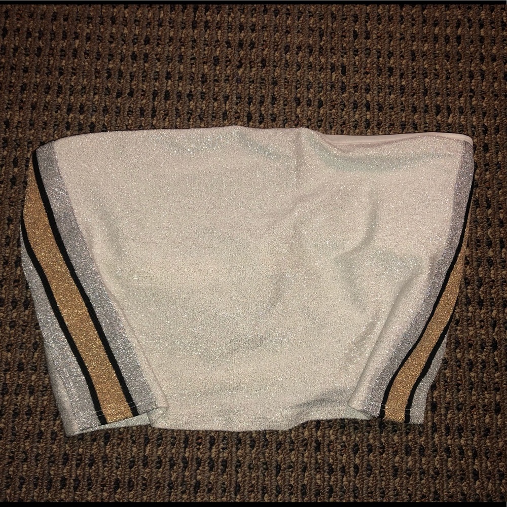 Victoria’s Secret glittery tube top